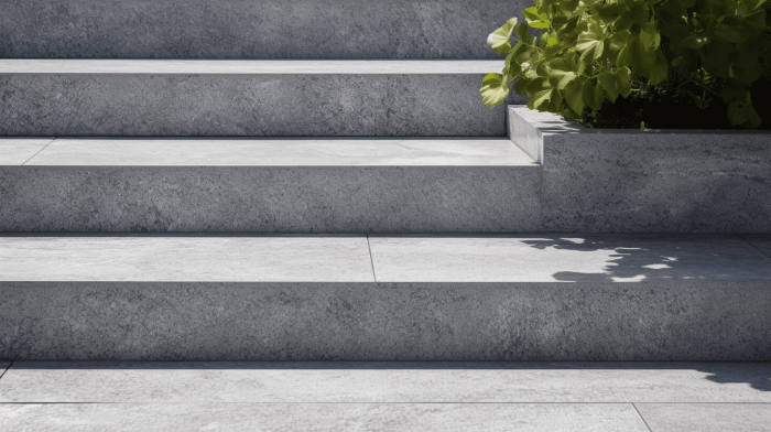 Ступени из гранита Steel Grey (Стил Грей)