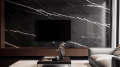 Панно из мрамора Nero Marquina (Неро Маркина)